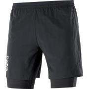 Men's Cross Twinskin Shorts DEEP BLACK/