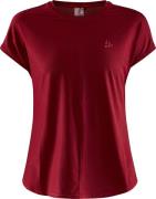 Craft Women's Core Charge Rib Tee Rhubarb