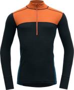 Men's Lauparen Merino 190 Zip Neck FLAME/INK/FLOOD