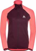 Odlo Women's Zeroweight Warm Hybrid Running Jacket Siesta/Winetasting