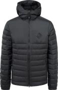 Men's Hybrid Text Down Jacket Black