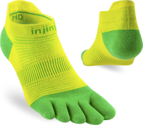 Injinji Men's Run Lightweight No-Show Clover