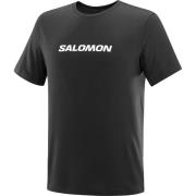 Salomon Men's Salomon Logo Performance Tee Deep Black
