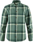 Fjällräven Women's Singi Flannel Overshirt Patina Green-Deep Patina