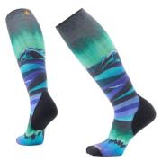 Smartwool Women's Ski Targeted Cushion Compression Print Otc Socks Bla...