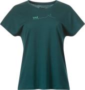 Bergans Women's Tind Crux Merino Tee Malachite Green/Light Malachite G...