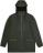 Rains Unisex Cargo Long Jacket W3 Green
