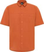 Jack Wolfskin Men's Sierra Canyon Sortsleeve Shirt Burnt Orange