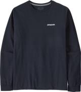 Patagonia Men's Longsleeve P-6 Logo Responsibili-Tee New Navy
