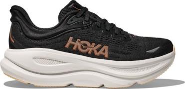 Hoka Women's Bondi 9 Black/Rose Gold