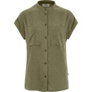 Fjällräven Women's Övik Hemp Shirt Short Sleeve Green