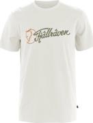 Fjällräven Men's Archive Logo T-Shirt Eggshell