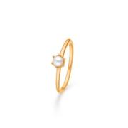 Mads Z Poetry Solitarie Ring 14 kt. Gull 1543050