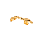 Jane Kønig Drippy Cuff Right Øredobber Single 18 kt. Gullbelagt sølv D...