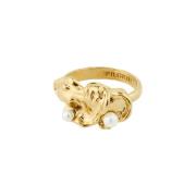 Pilgrim Moon Ring 18 kt. Brass Goldplated 102412004