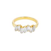 Suzanne Kalan Amalfi Wave Ring 14 kt. Gull PR452-YGWT