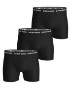 Björn Borg Essential 3-pack Cotton Strech Shorts Black - Size S   3 st...