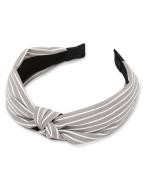 Everneed headband Kara stribs grey