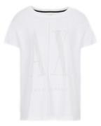 Armani Exchange Icon Period Kvinne T-Shirt Hvit M