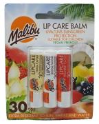 Malibu Lip Care Balm 30SPF (F) 4 g 3 stk.