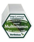 Berthelsen Naturprodukter - Vegansk Multivitamin 105 g 90 stk.