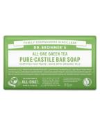 Dr. Bronner's Pure-Castile Bar Soap Green Tea 140 g