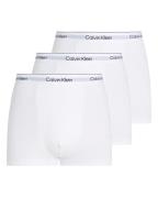 Calvin Klein Icon Cotton Stretch Relaxed Fit Trunks 3-Pack Hvid S