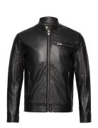 Slhiconic Classic Leather Jkt W Skinnjakke Skinnjakke Black Selected H...