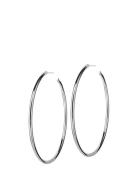 Hoops Earrings Steel Large Accessories Jewellery Earrings Hoops Silver...