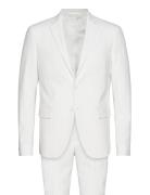 Plain Mens Suit - Normal Length Dress White Lindbergh