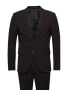 Plain Mens Suit - Normal Lenght Dress Black Lindbergh