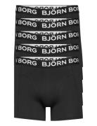 Cotton Stretch Boxer 5P Boksershorts Black Björn Borg