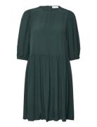 2Nd Persimmon Tt - Viscose Crepe Kort Kjole Green 2NDDAY