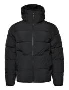 Crinkle Nylon Quilt Jacket Fôret Jakke Black Calvin Klein