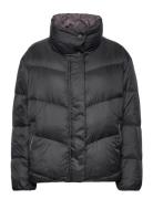 Quilted Jacket With Recycled Down Filling Fôret Jakke Black Esprit Cas...