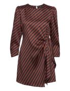 Knot Striped Dress Kort Kjole Multi/patterned Mango