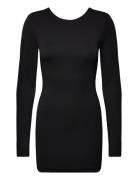 Jersey Cut-Out Back Mini Dress Kort Kjole Black ROTATE Birger Christen...