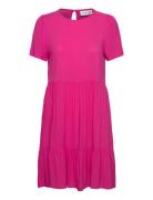 Vipaya S/S Dress - Noos Kort Kjole Pink Vila