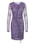 Melabzdraw Dress Kort Kjole Purple Bzr