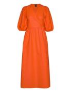 Dress Larisa Maxikjole Festkjole Orange Lindex