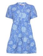 Ida Short Sleeve Dress Kort Kjole Blue A-View