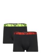 Men's Knit 2-Pack Trunk Boksershorts Black Emporio Armani