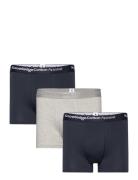 3-Pack Underwear - Gots/Vegan Boksershorts Grey Knowledge Cotton Appar...