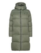 Down Long Puffer Fôret Kåpe Green Calvin Klein Jeans