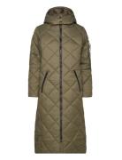 Crgaiagro Long Jacket Fôret Kåpe Green Cream