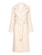 Balchik Belted Coat Outerwear Coats Winter Coats Cream Tamaris Apparel