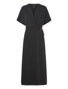 Wrap Dress With Hoop Detail Maxikjole Festkjole Black Mango