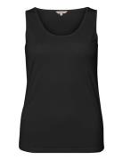 Silk Jersey - Tank Top Topp Black Lady Avenue