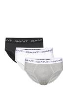 Brief 3-Pack Underbukser Y-frontunderbukser Grey GANT