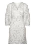 Macluarbbflorine Dress Kort Kjole White Bruuns Bazaar